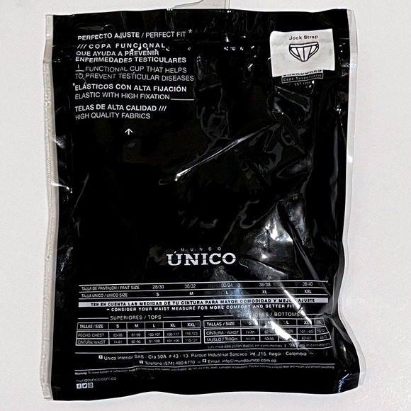 Unico Cristales Jockstrap Blue Size XL (36-38) NWT - Picture 6 of 6
